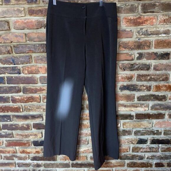 Style & Co Brown Straight Leg 3-Button Flat Front Chino Pants Women's Size 8 - Picture 1 of 8